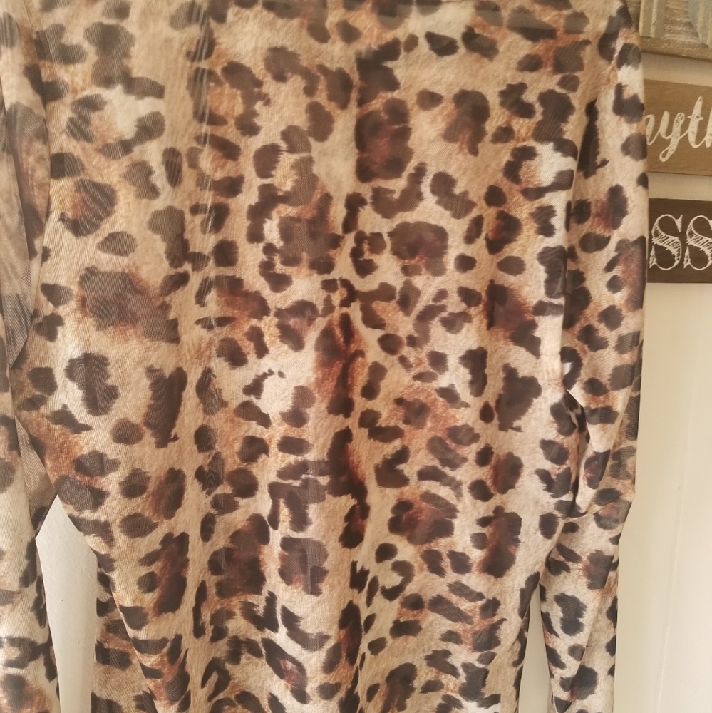 Venus sheer long sleeve shirt new never worn wutho
